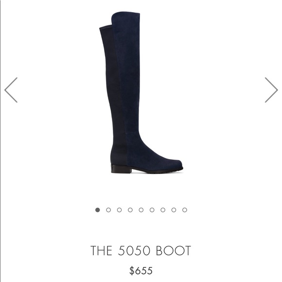 Stuart Weitzman | NAVY 50/50 over the knee boots